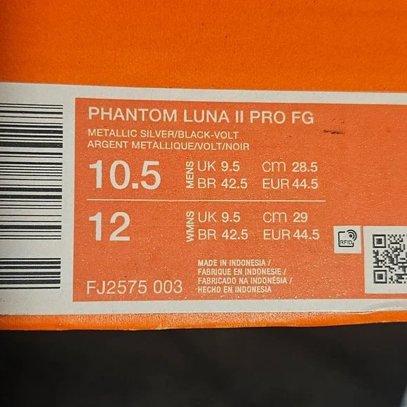 Nike Phantom Luna 2 Pro FG Soccer Cleats Neon Yellow White DV3166 700 Men 10.5